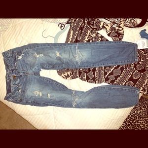 Destroyed American Eagle jeans